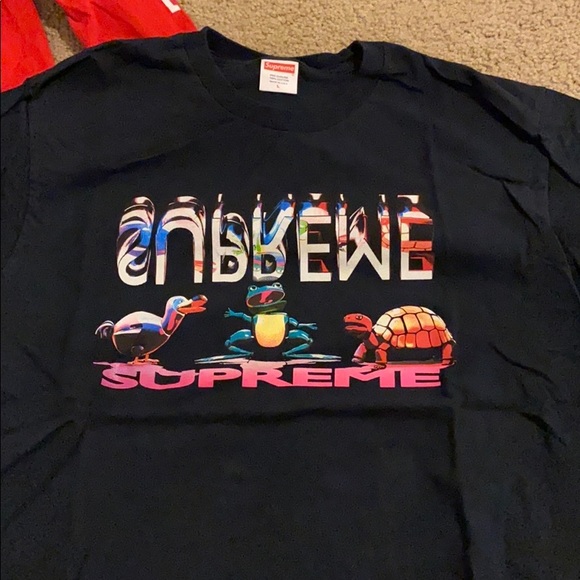 Supreme Duck Frog Turtle T Shirt 
